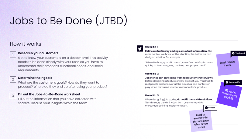Jobs to be Done (JTBD)